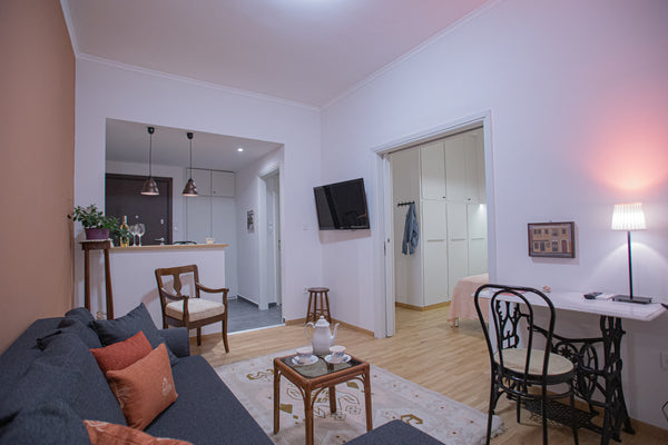 This totally renovated 47 sq.m. flat is 100 metres away of metro station Sygrou  Athens, Greece Marveco elegant flat next to Sygrou Fix Entire rental unit vacation rental 40105458