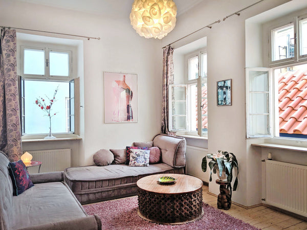 In the heart of Prague, on the second floor of a beautiful historical building,  Prague, Czechia Delightful, Quiet & Spacious near Charles Bridge ♡ Entire rental unit vacation rental 6071308