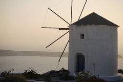 At the end of the traditional settlement of Oia, overlooking the Caldera and the  Lioyerma Windmill Apt & Pool Windmill vacation rental 43874010