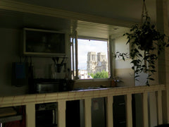 Appartement atypique traversant et lumineux. Au dernier étage, il n'a aucun vis  Paris, France Notre-Dame, Studio traversant 37m2 sous les toits Entire rental unit vacation rental 19955073