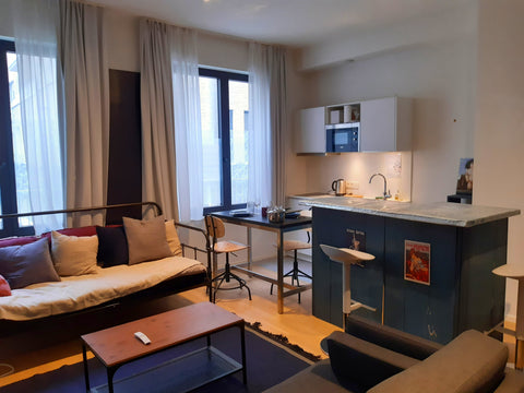 Between the main square and the galleries, take advantage of the city center and Paris, France Charming loft style studio near the Grand Place Entire rental unit vacation rental 42531513