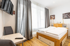 The modern furnished accommodation offers space for two guests and is located in Vienna, Austria Charming Home in Vienna Private room in condo vacation rental 44080832