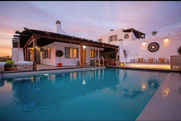 Mykonos LODGE is located at kalo livadi beach,a beach which is well know for the Mikonos, Greece Mykonos LODGE- private pool Entire villa vacation rental 42940254