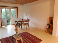 A bright, large space with a balcony and view on a parc. You will be staying in  Forest, Belgium spacious room with private dining table & lounge Private room in home vacation rental 643354363761384644
