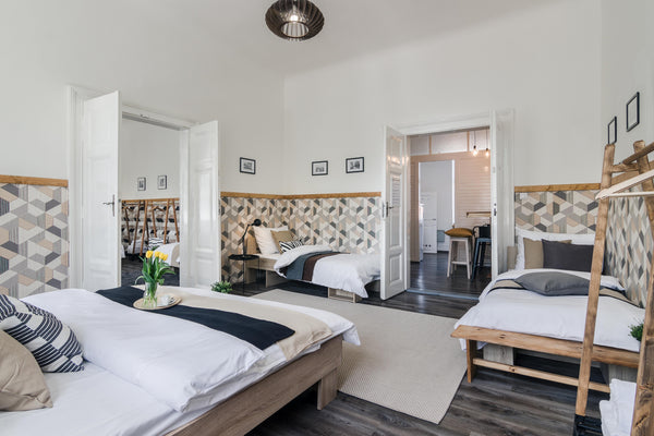 This spacious and stylish apartment suitable up to 9 people is centrally located Hlavní město Praha, Czechia Historic Centre Prague APT V4 by Michal&Friends Entire rental unit vacation rental 42465665
