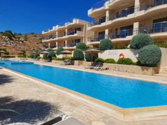 Breathtaking view in this modern 2level apartment, part of a high quality, eco-f Ierapetra, Greece Poolside resort apartment close to the beach Entire condo vacation rental 44012264