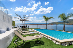 An old, renovated stone house, located in the most picturesque area of Apokorona Chania, Greece Amazing view house on the edge next to the sea Entire cottage vacation rental 49774696