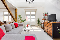 Exquisite spacious studio (80m2) located in the beautiful residential area of Pr Prague, Czechia Lenka's cozy RED central studio Entire condo vacation rental 11505320