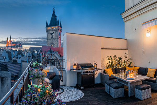 Hello dear travellers!<br />Experience exceptional moments with a barbecue or re Prague, Czechia 6BR 4,5bath GOLDEN Prague BBQ Terrace Castle V!EWS Entire rental unit vacation rental 39273335
