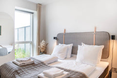 The private terrace and the close proximity to the beach makes this an excellent Copenhagen, Denmark By the Beach Gardens - Into This Place Entire rental unit vacation rental 49236934