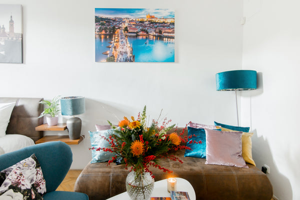 Admire view of the cubist House of the Black Madonna or Prague landmark Powder G Prague, Czechia Apartment in the Historic Old Town District Entire serviced apartment vacation rental 20277576