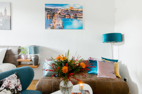 Admire view of the cubist House of the Black Madonna or Prague landmark Powder G Prague, Czechia Apartment in the Historic Old Town District Entire serviced apartment vacation rental 20277576