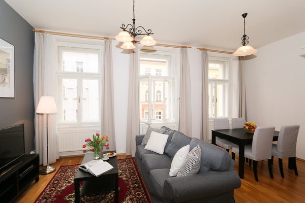 Fully furnished studio, situated on the 1st floor in a well maintained building  Mníšek pod Brdy, Czechia Sazavska 6, # 7 Entire rental unit vacation rental 34882046
