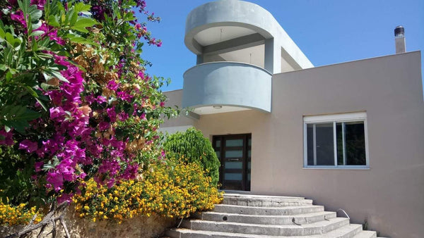 This modern spacious semi-detached  apartment is located on the lower level of t Chania, Greece Spacious modern apartment near airport Entire rental unit vacation rental 23969106