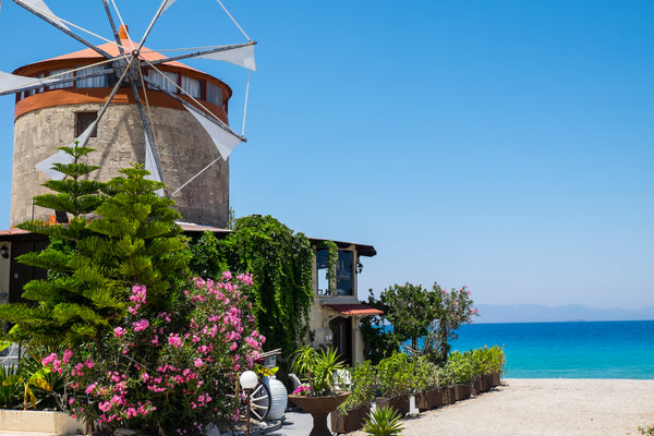 280 Square Meters Stunning beachfront 15th century Windmill sleeps up to 9 peopl Greece Mythica Tower Mill Beach House Windmill in Rhodes Windmill vacation rental 36466784