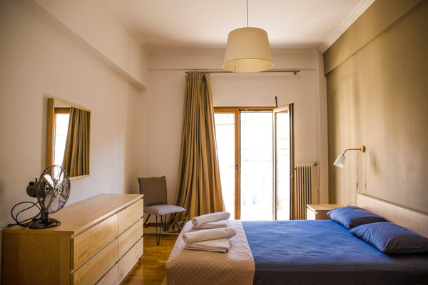 A sunny and quiet apartment located on the top floor of an aristocratic resident Athens, Greece Sunny Apartment (90m2) in Athens center Entire rental unit vacation rental 3729343