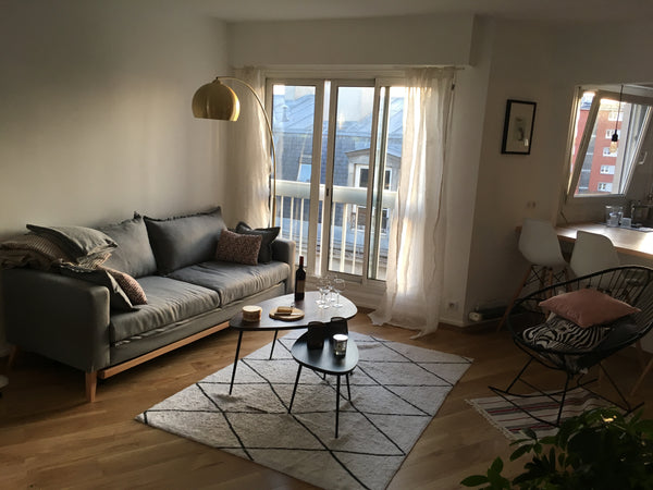 The apartment is very bright, clean and decorated in a tasteful blend of modern  Paris, France Belle appartement Parisien Entire rental unit vacation rental 29620185
