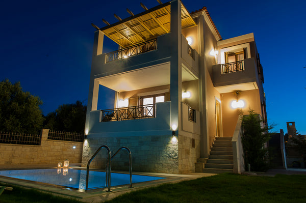 Harmony of Nature Brand new villas, that are built next to each other in a field Rethimnon, Greece Villa Harmony,modern family villa Entire home vacation rental 3347811