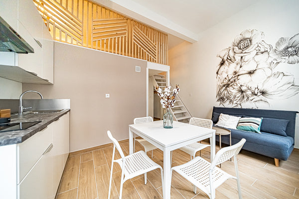 Bienvenue à la Maison Charpennes en plein cœur de Lyon Villeurbanne!<br />Ses di Lyon, France La Maison Charpennes-appartement Fleur de Coton Entire rental unit vacation rental 760695306435942174