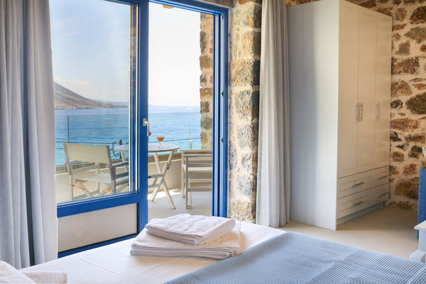 “Gialos” apartment is located at the first floor of the complex and can accommod Loutro, Greece Molos Apartments - Gialos Private room in rental unit vacation rental 19835732