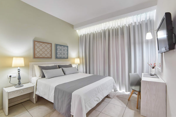 Sleeping up to 2 persons with 2 single beds or one double bed , shower + w.c, we Malia, Crete, Greece Mare Monte - Cozy Studio with Sea View Entire rental unit vacation rental 3473180
