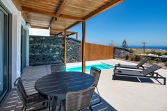 Gonia Residence is a complex of 4 Villas located next to Pyrgos village, and 300  Gonia Residence Villa S w outdoor plunge pool Entire villa vacation rental 44334428