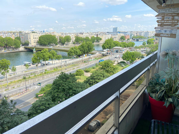 Furnished, fully equipped flat (38m2) located on 7th floor of 