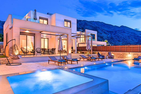 Nuzzled in a gorgeous setting, above the sun kissed beach of Georgioupolis in Cr London, United Kingdom Minoas Sea Villa Heated Pool Entire villa vacation rental 43607922