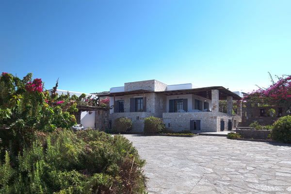 Villa Sandstone is a gorgeous, waterfront, stand-alone, sea front residence  loc Greece Villa Sandstone by Rocks Estates Cycladic home vacation rental 43493011