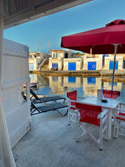 Red Suite is a unique renovated "fisherman's house" located in Agios Konstantino  Red Suite, Milos Gem Suites Inn, Milos Cycladic home vacation rental 50056805