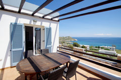 The newly built suite is located on the mountainside in the area of Megas Gialos Greece Nefeli,delightful panoramic view of the Aegean Sea Entire villa vacation rental 33025785