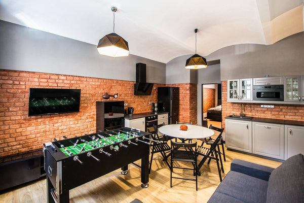 All our apartments are cleaned by professionals following the 5-step enhanced cl Prague, Czechia Brick&Wood 3BDR Ruterra Sauna Loft+Table Football Entire rental unit vacation rental 27713359