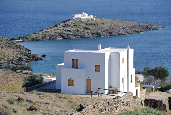 Our family summer house  is located  on a 5 acres plot, near Naousa beach ( or A Greece Seaside Vila  Kythnos Aosa Cycladic home vacation rental 18403183