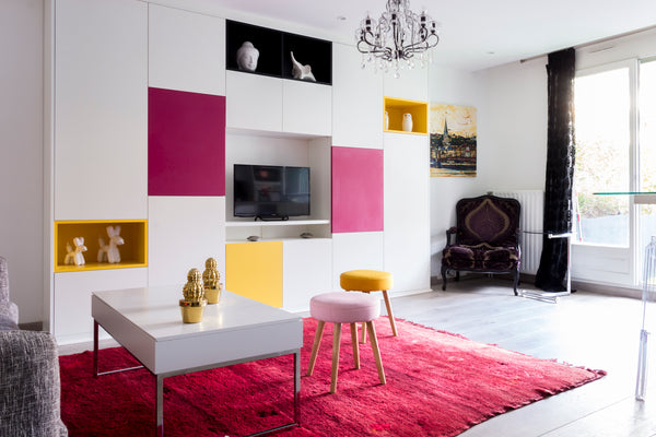 Fully renovated in september 2017, a beautiful living room with opened kitchen a Lyon, France 4 pers apt with garden close to metro and 6th dist Entire rental unit vacation rental 21433586