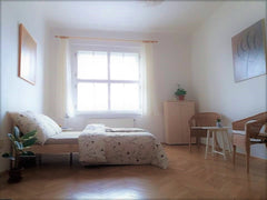 Light and spacious room, with beautiful view. Close to city center and river. Th Prague, Czechia Spacious and light room Private room in condo vacation rental 30683837
