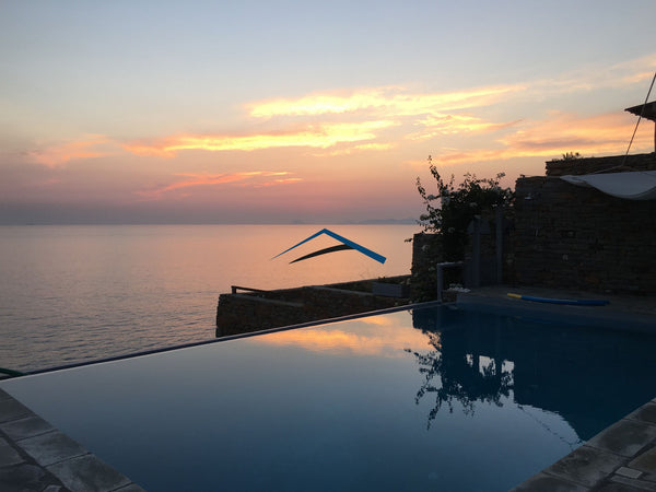 Relax and enjoy the seawater swimming pool or go down a few steps and lie down o Athens, Greece Waterfront villa with a pool & steps to the sea Entire villa vacation rental 594100209409203330