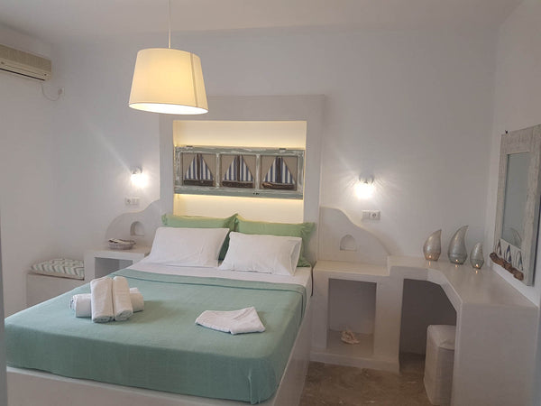 Just a breath away from the sandy beach (300m), a stylish and cozy property, is   Paros Cycladic Gem – Fully Equipped Home Entire rental unit vacation rental 600556873596192291