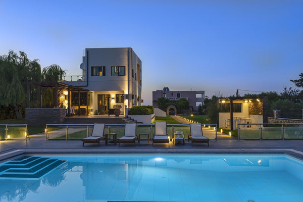 The journey begins from Villa Sfedami In the area of three monasteries only 4 km Rethimnon, Greece Villa Sfedami 350m² with 55m² private pool Entire villa vacation rental 35138284
