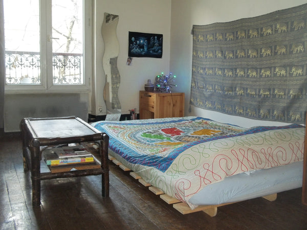 Chambre privée, avec cuisine privée. L'appartement est divisé en deux parties (c Paris, France chambre privée dans un appartement Private room in rental unit vacation rental 12723615