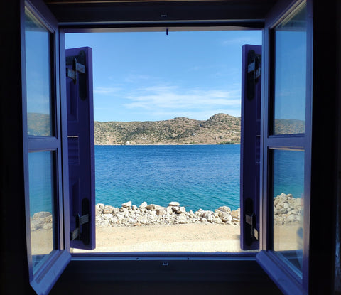 A small private house at the end of the main port of Amorgos island named Katapo  Fisherman's Cabin Amorgos Entire home vacation rental 43704102