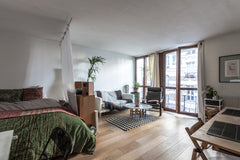 A 36 square meters loft, 2 minutes from montmartre. A big kitchen and a balcony. Paris, France Loft in montmarte with balcony Entire rental unit vacation rental 6014076