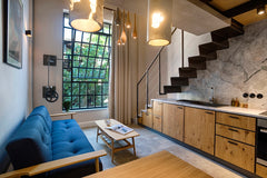 The first-floor apartment that is sized at 35m2 welcomes up to three guests in i Athens, Greece The Foundry Apartment E-1 Room in serviced apartment vacation rental 28357206