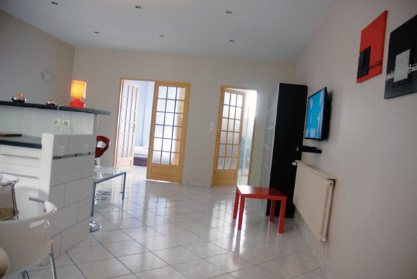 Bright and calm, my pretty F2 on the edge of the Saône (4th floor) is located 12 Dijon, France Nice and cozy 52 m2 near Vieux Lyon+wifi+parking Entire rental unit vacation rental 11294482