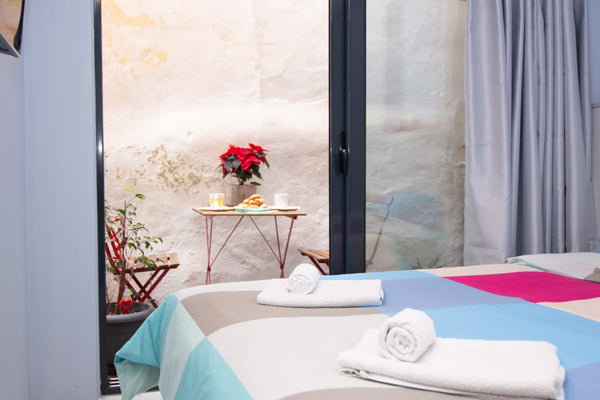Luxury studio built in classic Greek island style. Features large double bed, ai GR Luxury studio in Greek island style Entire loft vacation rental 47463338