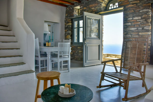 Living Theros unveils for guests the Two Bedroom Suite Sea View with unique desi  Luxury Artistic Two Bedroom Suite Sea View Entire villa vacation rental 42596855