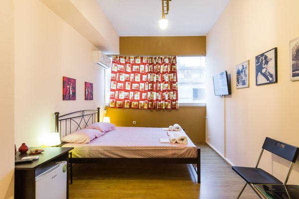 Four art decorated rooms in the heart of Athens.With superb view of the town hal Athens, Greece Athens Town Hall Art Lofts - The Trumpet Private room in condo vacation rental 27309619
