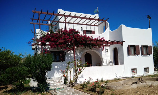 Surrounded by various kinds of trees and unique vegetation, Stefano's Country Ho  Paros Nature House, Molos, Paros island,Greece Entire home vacation rental 14087777