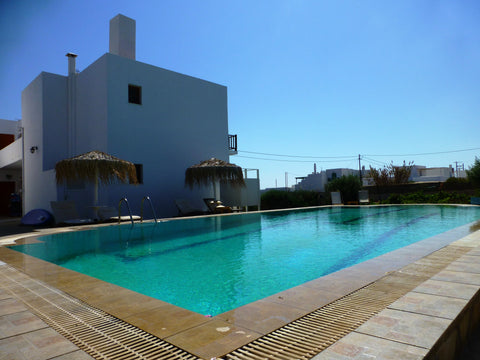 Arokaria Seaside is situated right on the sea front  just 30m from the sea and 1 Paros, Greece Sea view Apartment with Shared Pool Private room in bed and breakfast vacation rental 10464934