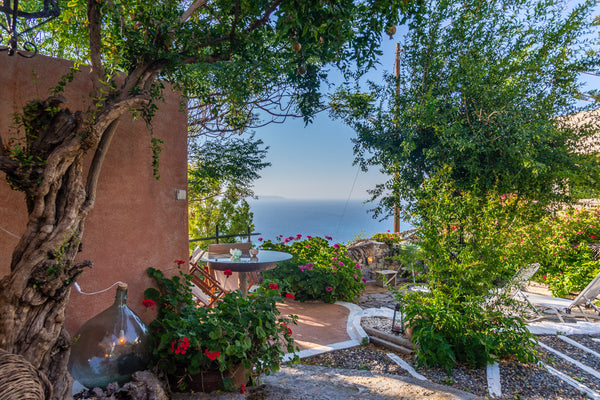 A traditional stone village house in the small, sleepy village of Mirsini, Crete Athens, Greece The Old Pomegranate House - Sea view - AC - WIFI Entire home vacation rental 13755322