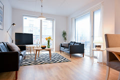 This modern apartment offers an open-plan kitchen and living room with direct ac Copenhagen, Denmark Modern and Bright Apartment near metro station in Copenhagen Ørestad Entire rental unit vacation rental 548485473940509223